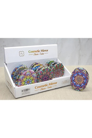 gizmurstore Taşlı El Aynası Oval İnce Alk3763