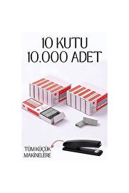 Toptan Bulurum 10 Kutu 10.000 Adet Küçük Zımba Teli