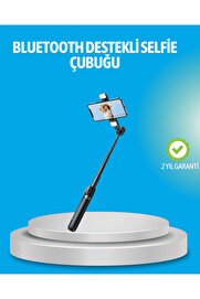 Toptan Bulurum Bluetooth Işıklı Uzaktan Kumandalı Selfie Çubuğu – 130 cm Yükseklik