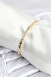 Toptan Bulurum Pirinç Gold Renk İnce Petek Model Kadın Bileklik