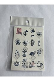 Ai̇rbrush Tattoo Parmak Dövmeleri̇ Model3 11X8 Cm Yarı Kalıcı Geçi̇ci̇ Dövme Yapıştırma Dövme