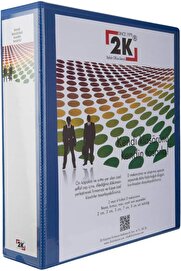 STOREMAX lvnshop 07-2D-M A4 Pvc Cepli Firma Tanıtım Klasörü - 7 cm sırtlı 2 Halka D Mekanizmalı, Mavi 224120