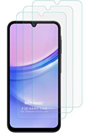 STOREMAX aclyashop A06 Screen Protector Glass Cam Ekran (3`lü Paket) [ A06 ile Uyumlu Ekran - Şeffaf] 105854