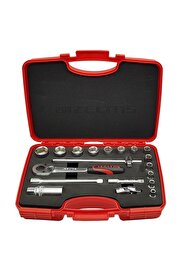 İzeltaş 3/8" Altı Köşe Lokma Takımı 19 Parça