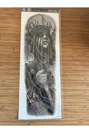 Ai̇rbrush Tattoo Krali̇çe 1 Hafta Kalıcı Tam Kol Bacak Yapıştırma Geçi̇ci̇ Dövme 46 Cm