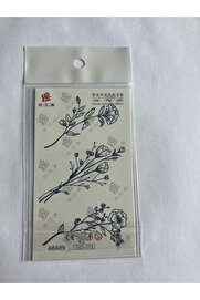 Ai̇rbrush Tattoo Parmak Dövmeleri̇ Model17- 11X8 Cm Yarı Kalıcı Geçi̇ci̇ Dövme Yapıştırma Dövme