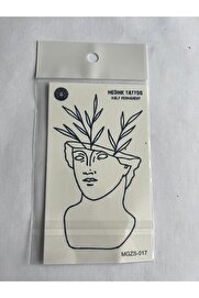 Ai̇rbrush Tattoo Anti̇k Yunan Mi̇ni̇mal 11X8 Cm Yarı Kalıcı Geçi̇ci̇ Dövme Yapıştırma Dövme