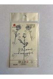 Ai̇rbrush Tattoo Çi̇çekler Mi̇ni̇mal Yarı Kalıcı Hayalet Geçi̇ci̇ Dövme Yapıştırma Dövme
