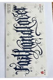 Ai̇rbrush Tattoo Büyük Boy Bel Göğüs Sırt İçi̇n 28X15 Cm Gzxt-001 Yarı Kalıcı Geçi̇ci̇ Dövme