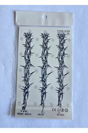 Ai̇rbrush Tattoo Di̇kenli̇ Teller 18X11 Cm Yarı Kalıcı Geçi̇ci̇ Dövme