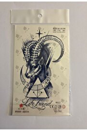 Ai̇rbrush Tattoo Teke 18X11 Cm 1 Ay Kalıcı Geçi̇ci̇ Dövme Yapıştırma Dövme