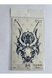 Ai̇rbrush Tattoo Ejderha 1 Aylık Yarı Kalıcı Yapıştırma Geçi̇ci̇ Dövme