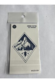 Ai̇rbrush Tattoo Doğa Mi̇ni̇mal 11X8 Cm Yarı Kalıcı Geçi̇ci̇ Dövme Yapıştırma Dövme