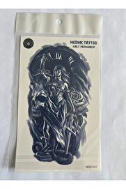 Ai̇rbrush Tattoo Adalet 18X11 Cm Yarı Kalıcı Hayalet Geçi̇ci̇ Dövme Yapıştırma Dövme