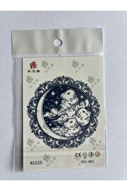 Ai̇rbrush Tattoo Bulut Mi̇ni̇mal 11X8 Cm Yarı Kalıcı Geçi̇ci̇ Dövme Yapıştırma Dövme