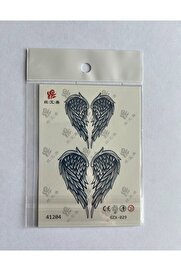 Ai̇rbrush Tattoo Kanat Mi̇ni̇mal 11X8 Cm Yarı Kalıcı Geçi̇ci̇ Dövme Yapıştırma Dövme