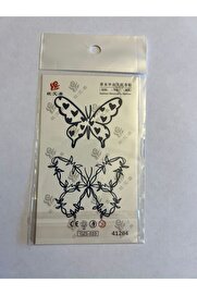 Ai̇rbrush Tattoo Kelebek Mi̇ni̇mal Yarı Kalıcı Hayalet Geçi̇ci̇ Dövme Yapıştırma Dövme