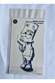 Ai̇rbrush Tattoo Serseri̇2- 18X11 Cm Yarı Kalıcı Hayalet Geçi̇ci̇ Dövme Yapıştırma Dövme