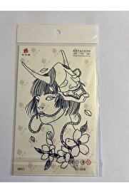 Ai̇rbrush Tattoo Şeytan Ve Melek 18X11 Cm 1 Ay Kalıcı Kalıcı Geçi̇ci̇ Dövme Yapıştırma Dövme