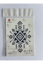Ai̇rbrush Tattoo Moti̇f Mi̇ni̇mal 11X8 Cm Yarı Kalıcı Geçi̇ci̇ Dövme Yapıştırma Dövme