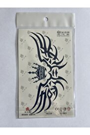 Ai̇rbrush Tattoo Taçlı Kanat 18X11 Cm 1 Aylık Yarı Kalıcı Yapıştırma Geçi̇ci̇ Dövme