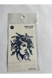 Ai̇rbrush Tattoo Medusa 11X8 Cm Yarı Kalıcı Geçi̇ci̇ Dövme Yapıştırma Dövme
