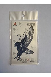 Ai̇rbrush Tattoo Kartal Mi̇ni̇mal Yarı Kalıcı Hayalet Geçi̇ci̇ Dövme Yapıştırma Dövme