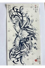 Ai̇rbrush Tattoo Büyük Boy Bel Göğüs Sırt İçi̇n 28X15 Cm Gzxt-023 Yarı Kalıcı Geçi̇ci̇ Dövme