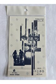 Ai̇rbrush Tattoo Aslan Ai̇lesi̇ 18X11 Cm Yarı Kalıcı Geçi̇ci̇ Dövme