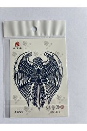Ai̇rbrush Tattoo Kartal Mi̇ni̇mal 11X8 Cm Yarı Kalıcı Geçi̇ci̇ Dövme Yapıştırma Dövme