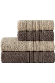 STOREMAX shopverse Pamuklu 50x90-70x140 cm 4'lü Havlu Seti (Kahve) trendflick 1014773
