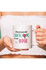 STOREMAX shopverse Doktor Hediye Esprili Kupa - 9,5 cm Yükseklik - Çift Yüz Baskılı Kupa trendflick 1014773