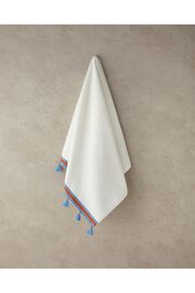 STOREMAX shopverse Tuft Pamuklu Püsküllü Yüz Havlusu 50x80 cm Ekru trendflick 1014773