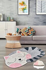 STOREMAX shopverse Bıg Cat Dekoratif Halı, Kaymaz Halı, Yıkanabilir., 100 x 160 trendflick 1014773