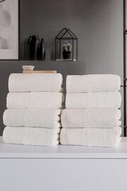 STOREMAX shopverse Sıla 8'li Kutulu 50x90Cm Pamuk Havlu Seti Havlu Havlu & Havlu Seti Çeyiz El&Yüz Havlu