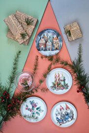 STOREMAX shopverse Festive 4 Parça 15 cm Tabak trendflick 1014773