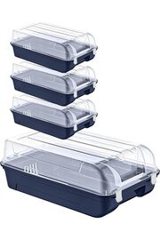 STOREMAX shopverse 4'Lü Set Erkek Lacivert Ayakkabı Kutusu trendflick 1014773