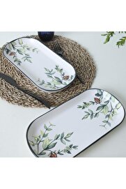 STOREMAX shopverse Çiçek Bahçesi Noyan Kayık Tabak 28 Cm 2 Adet 18941 trendflick 1014773