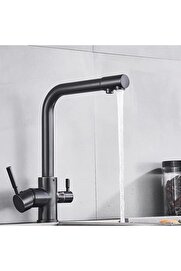 STOREMAX shopverse 3 Yollu Arıtma Bataryası Siyah Arıtma Çıkışlı Mutfak Eviye Soğuk Mix trendflick 1014773