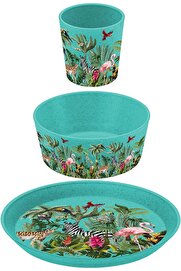 STOREMAX shopverse Turkuaz Orman Desenli 3Lü Set trendflick 1014773