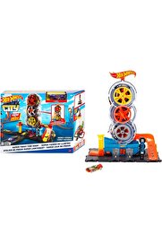 STOREMAX City Tekerlek Kulesi Pisti Hot ™ City Tekerlek Kulesi™ oyun seti, 4-8 yaş arası çocuklar için hediye
