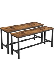 STOREMAX shopverse Yemek Odası Bankları, 2'li Set, 32.5 x 108 x 50 cm, Mutfak, Yemek Odası, Kararlı Çeli