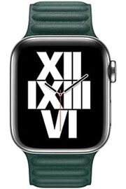 STOREMAX shopverse İle Uyumlu 44mm KRD-34 Deri Kordon Koyu Yeşil trendflick 1014773