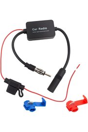 STOREMAX shopverse Lua araç radyosu güçlendirici, evrensel, 12 V, araç radyosu, sinyal güçlendirici, AM/FM, s