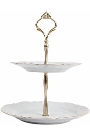 STOREMAX shopverse Yaldız 2 Katlı Kurabiye Tabağı 21cm trendflick 1014773