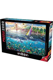 STOREMAX shopverse Puzzle - San Francisco Köprüsü / 2000 Parça Puzzle, #3968 trendflick 1014773