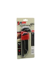 Go İthalat 9Pcs Si̇yah Uzun - Düz 180Mm Alyan Allen Anahtar Takımı Brkt-800703 (5250)