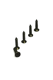 Ayder Timya Klips, Menteşe, Ayak, Ağaç, Sunta Vidası 3x13 mm - Siyah 100 Adet