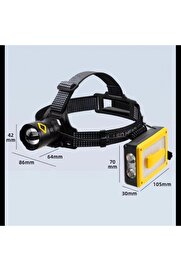 Evi̇mdeyokyok F.b.ı Pro F-3003 Alümi̇nyum Pm10-Tg Led Type-C Powerbank Ve Solar Şarjlı Kamp Kafa Feneri̇