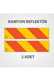 Evi̇mdeyokyok Kamyon Arkası İşaret Reflektörü Metal Saç Malzeme Çapraz